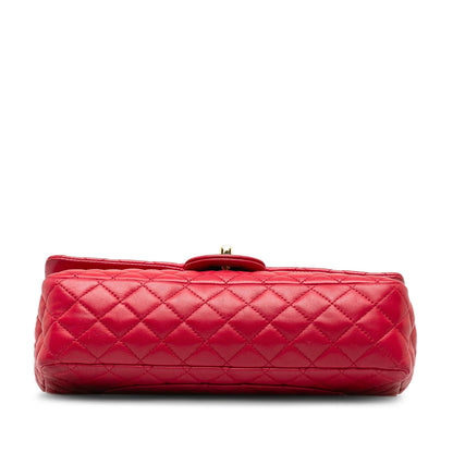 Chanel Medium Lambskin Valentine Heart Charms Single Flap (SHG-daODEP)