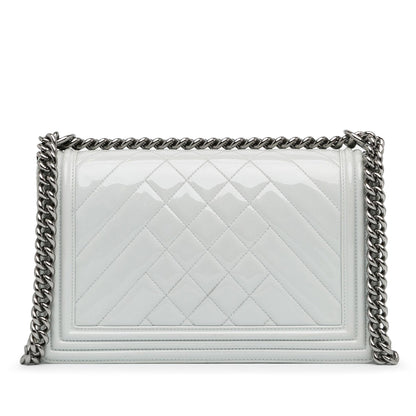 Chanel Medium Patent Boy Flap (SHG-C0XBaJ)