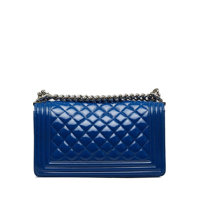 Chanel Medium Patent Boy Plexiglass Crossbody Bag (SHG-MIDfdG)
