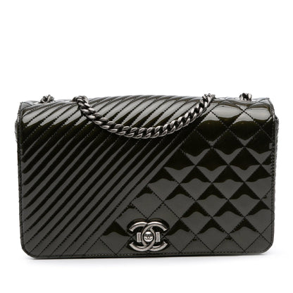Chanel Medium Patent Coco Boy Flap