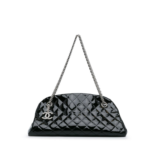 Chanel Medium Patent Just Mademoiselle Shoulder Bag (SHG-IKOedq)