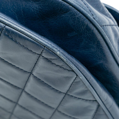 Chanel Medium Quilted Glazed Calfskin Bubble CC Flap