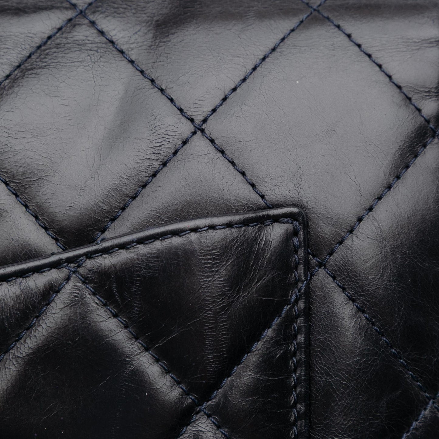 Chanel Medium Quilted Glazed Calfskin Gold Bar Top Handle Flap