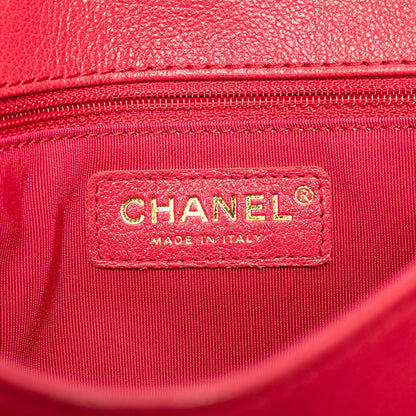 Chanel Medium Quilted Goatskin Coco Curve Flap