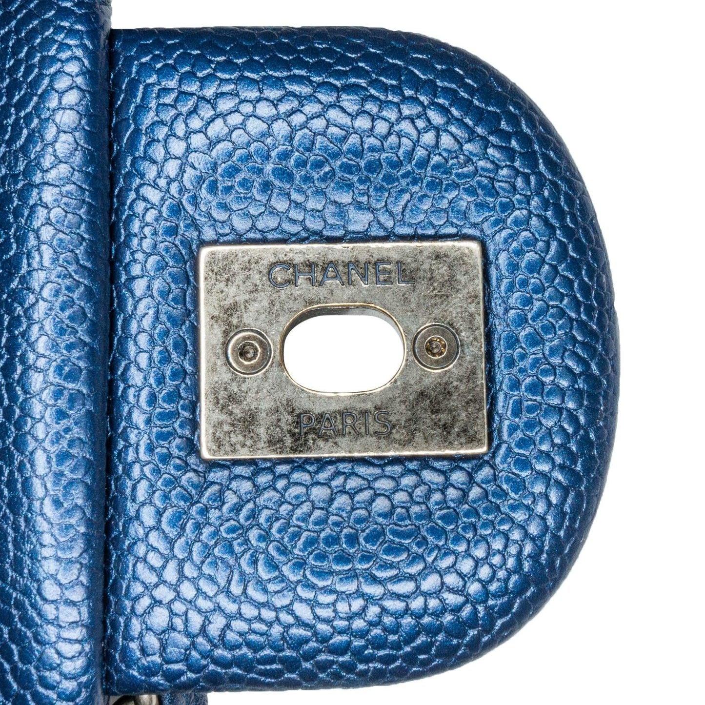 Chanel Medium Quilted Iridescent Caviar Easy Flap