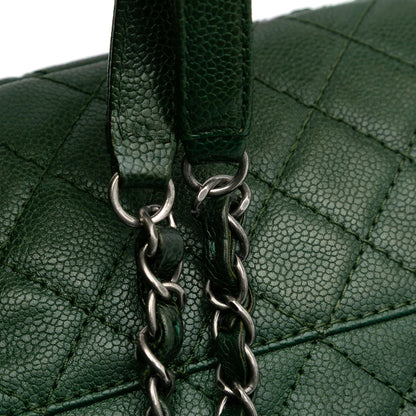 Chanel Medium Quilted Iridescent Caviar Easy Flap