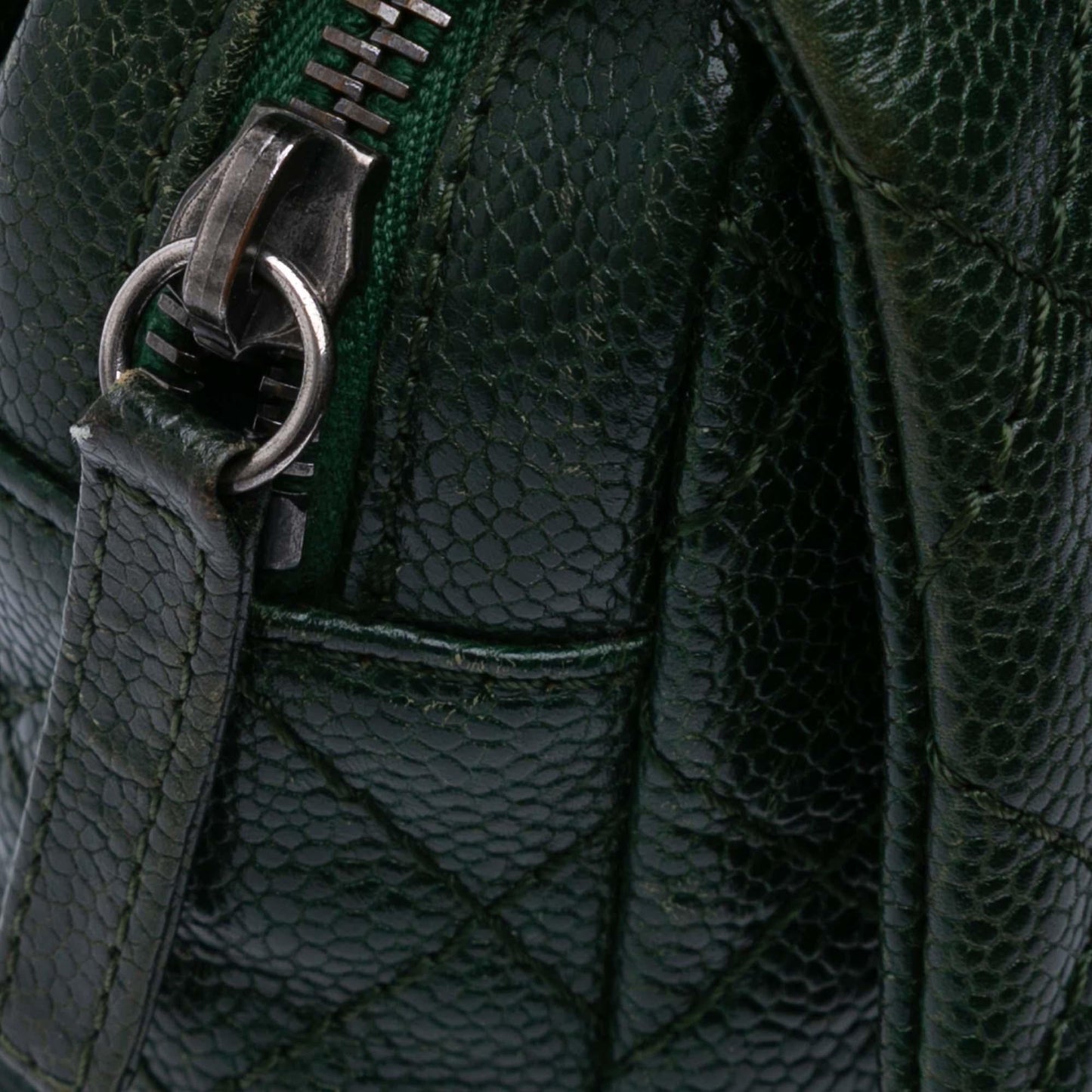 Chanel Medium Quilted Iridescent Caviar Easy Flap