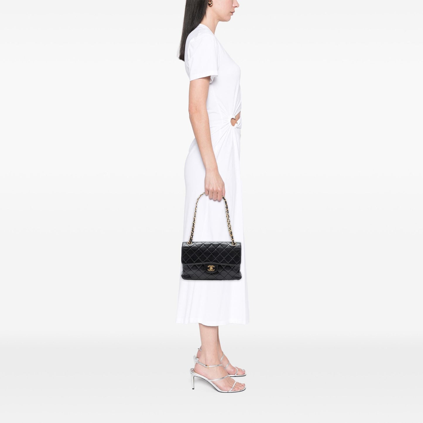 Chanel Medium Quilted Lambskin Double Sided Flap