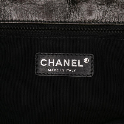 Chanel Medium Quilted Metallic Aged Calfskin Chain Me Flap