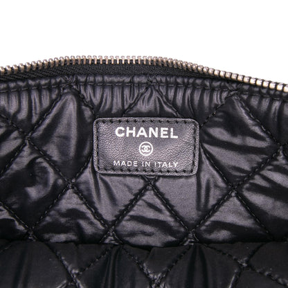 Chanel Medium Quilted Patent O Case Clutch