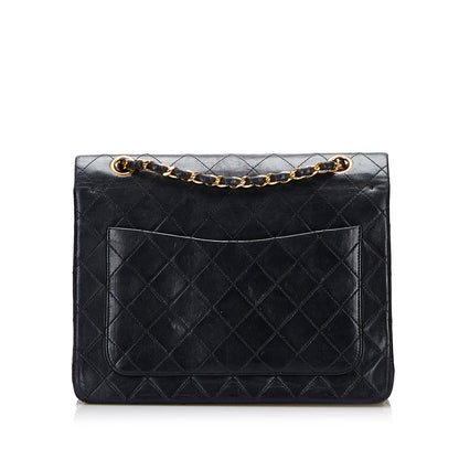 Chanel Medium Tall Classic Lambskin Double Flap (SHG-mGpVGD)