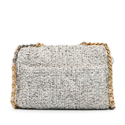 Chanel Medium Tweed 19 Flap (SHG-GKU36x)
