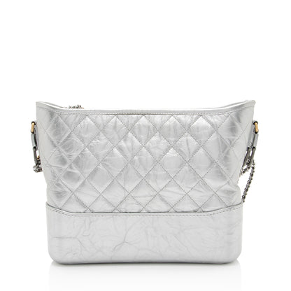 Chanel Metallic Aged Calfskin Gabrielle Medium Hobo (SHF-RJhsNR)