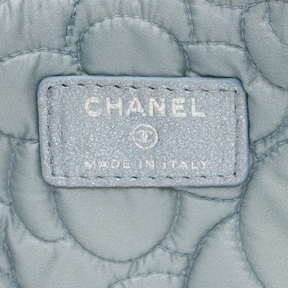 Chanel Metallic Lambskin Camellia Large O-Case