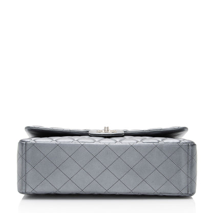 Chanel Metallic Lambskin Classic Maxi Double Flap Bag