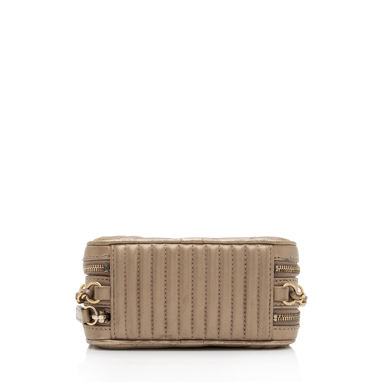 Chanel Metallic Lambskin Coco Camera Mini Shoulder Bag (SHF-7xYr5Z)