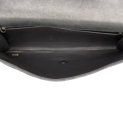 Chanel Metallic Lambskin Flap Clutch on Chain (SHF-bJM9yK)
