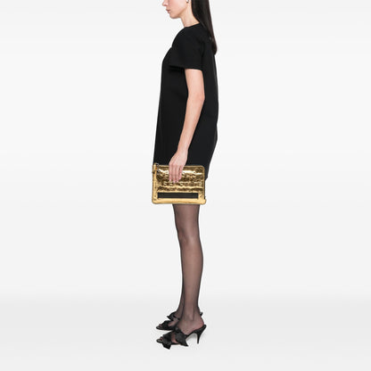 Chanel Metallic Lambskin Je Ne Suis Pas En Solde Clutch