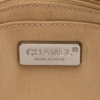 Chanel Metallic Perforated Lambskin CC Medals Medium Flap Bag (SHF-5oF95y)