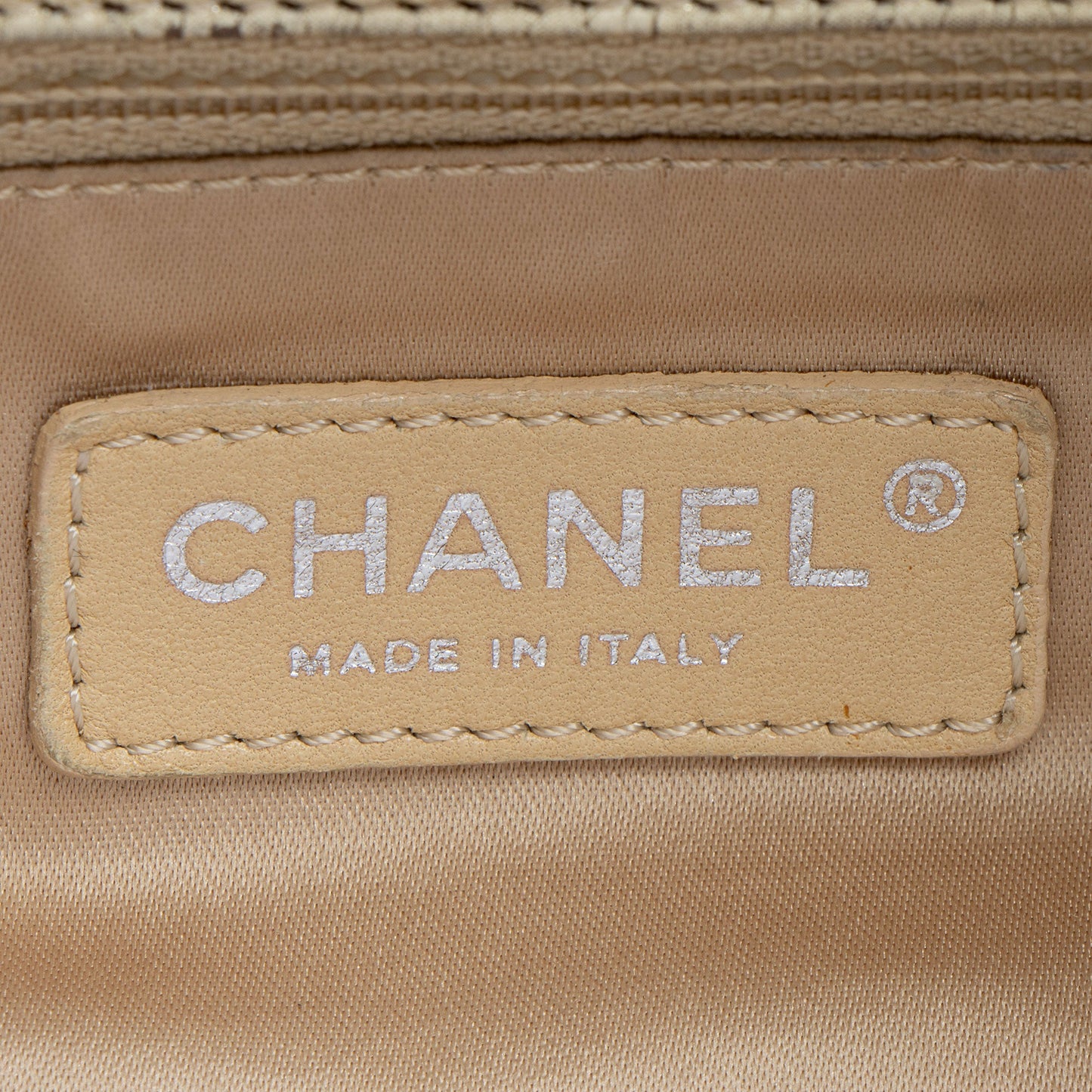 Chanel Metallic Perforated Leather Hollywood Hobo