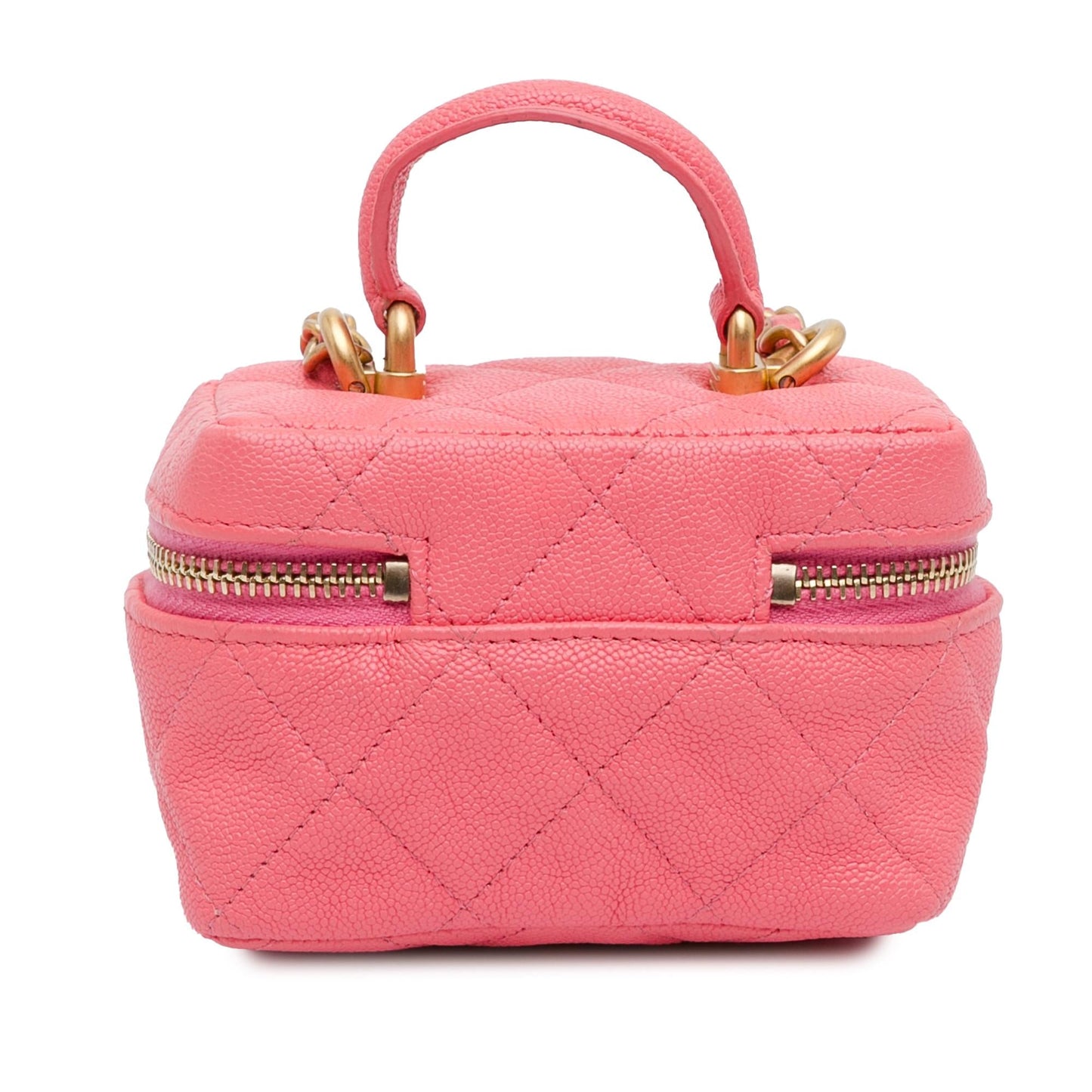 Chanel Micro Caviar Chain Vanity Bag