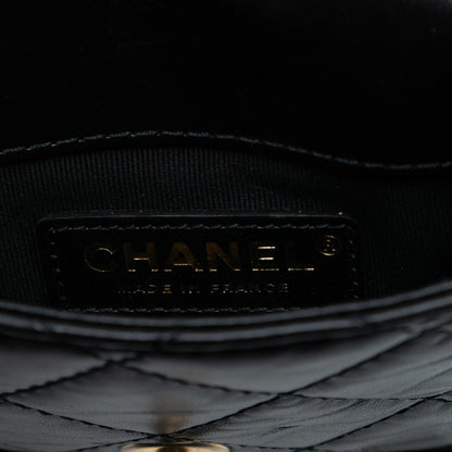Chanel Mini Aged Calfskin City School Flap