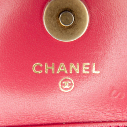 Chanel Mini CC Matelasse Pearl Crush Lambskin Crossbody Bag