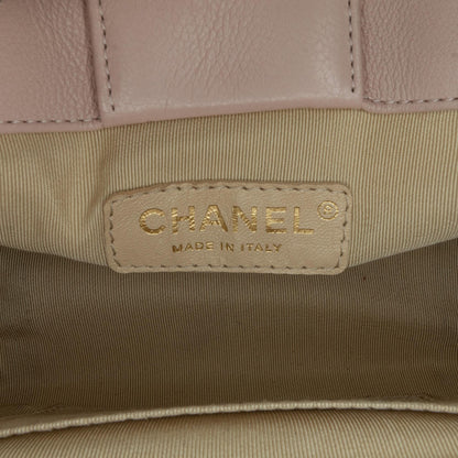 Chanel Mini Calfskin Label Click Shopping Tote (SHG-2qUZVI)