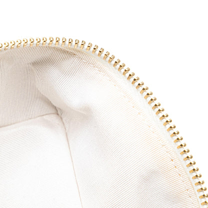 Chanel Mini Caviar Chain Zip Around Vanity Case