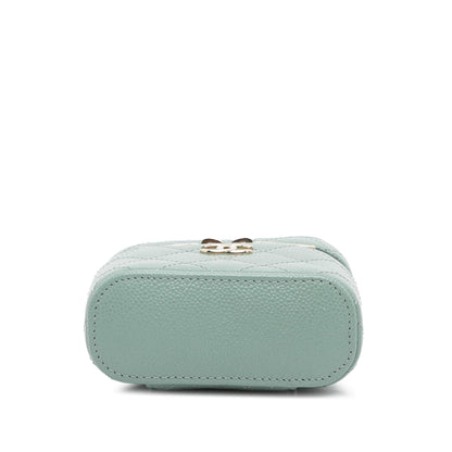 Chanel Mini Caviar Handle with Care Vanity Case