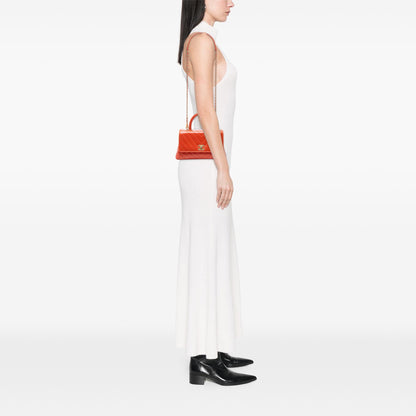 Chanel Mini Chevron Lambskin Coco Top Handle Bag