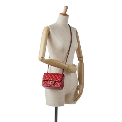 Chanel Mini Classic Lambskin Square Flap (SHG-Y5MHW4)