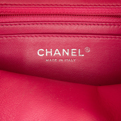 Chanel Mini Classic Lambskin Square Single Flap (SHG-w1g0FJ)