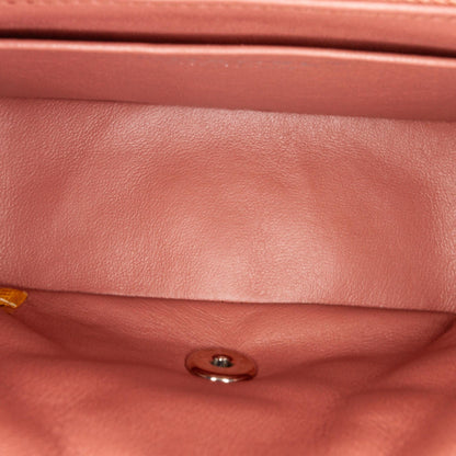 Chanel Mini Classic Square Patent Single Flap (SHG-nmtI7p)