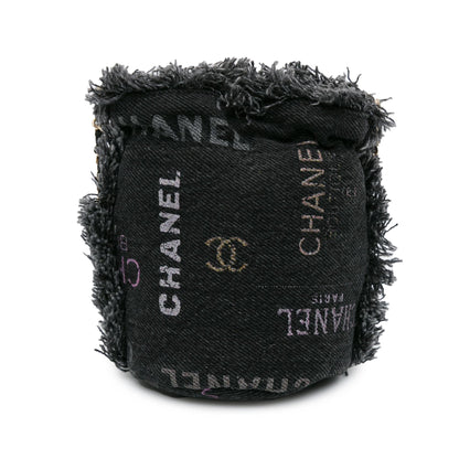 Chanel Mini Denim Mood Bucket with Chain