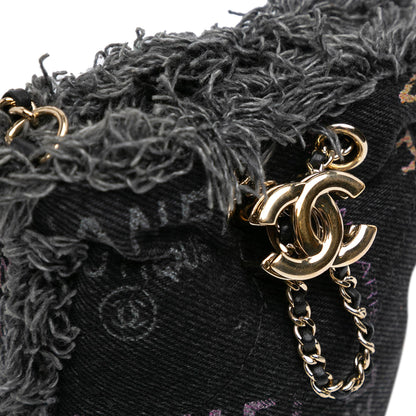 Chanel Mini Denim Mood Bucket with Chain