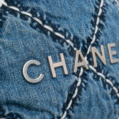 Chanel Mini Denim Stitched 22 Handbag