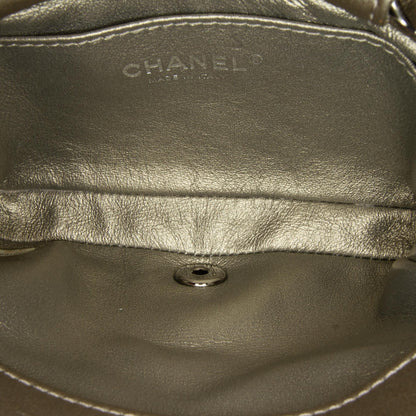 Chanel Mini Embellished Calfskin Chevron Square Envelop Flap