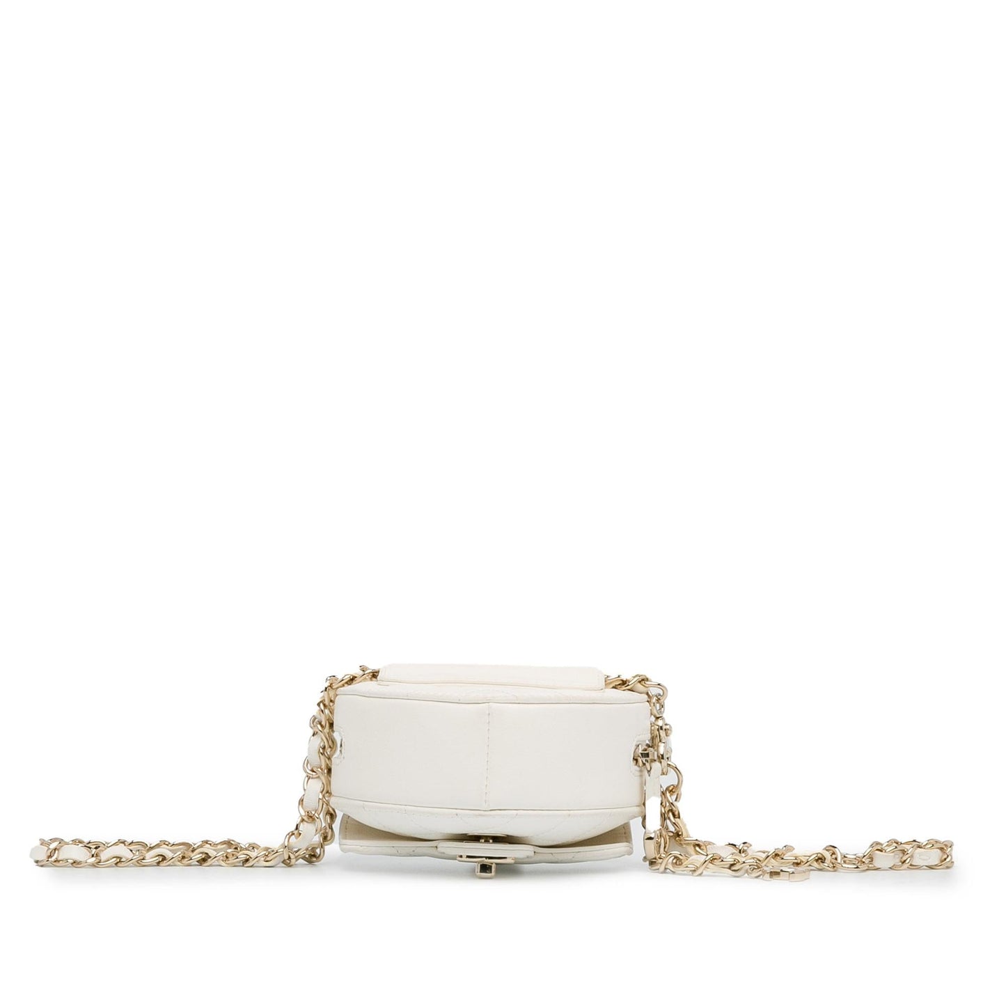 Chanel Mini Lambskin CC in Love Heart Belt Bag (SHG-EvulW7)
