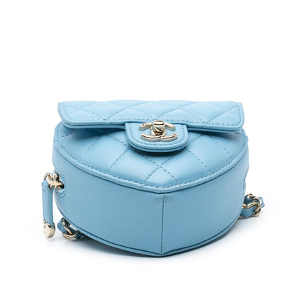 Chanel Mini Lambskin CC in Love Heart Belt Bag