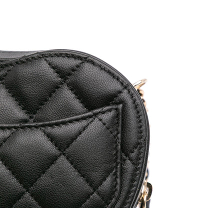 Chanel Mini Lambskin CC in Love Heart Crossbody