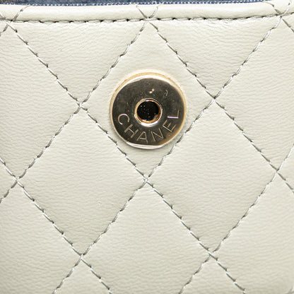 Chanel Mini Lambskin Elegant Chain Vanity Case