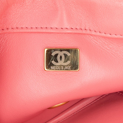 Chanel Mini Lambskin Pending CC Flap