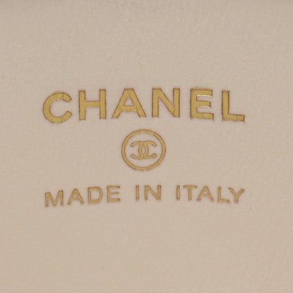 Chanel Mini Matelasse Lambskin Round Vanity Case