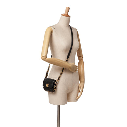 Chanel Mini Quilted Calfskin Framing Chain Flap