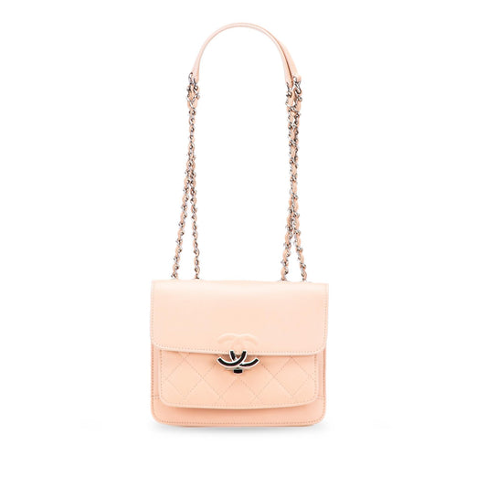 Chanel Mini Quilted Caviar CC Box Flap