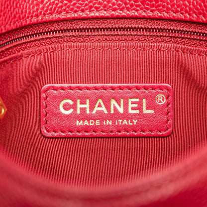 Chanel Mini Quilted Caviar Carry Around Flap