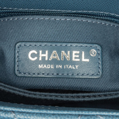 Chanel Mini Quilted Caviar Coco Top Handle Bag