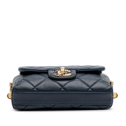 Chanel Mini Quilted Lambskin Crush on Chains Flap