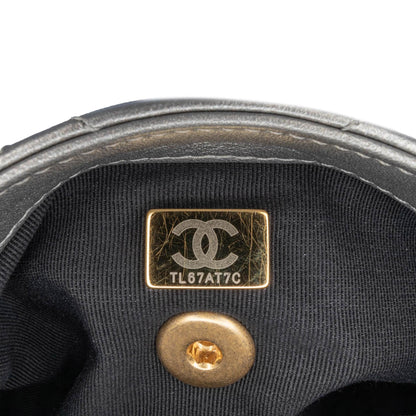 Chanel Mini Quilted Lambskin Side Note Flap